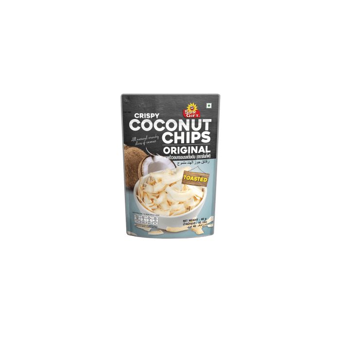 Tong Garden Sun Gift Crispy Coconut Chips Original, 40g