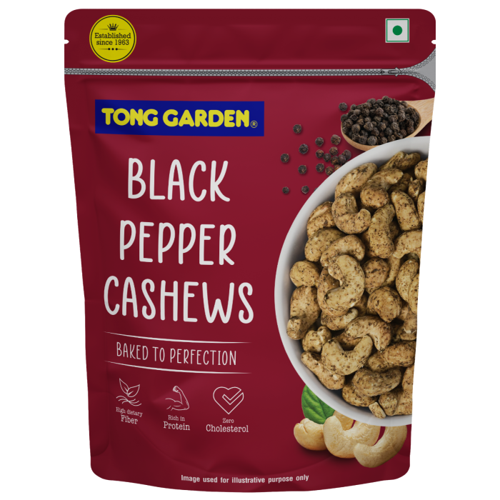 Tong Garden Blackpaper Cashewnuts 130G