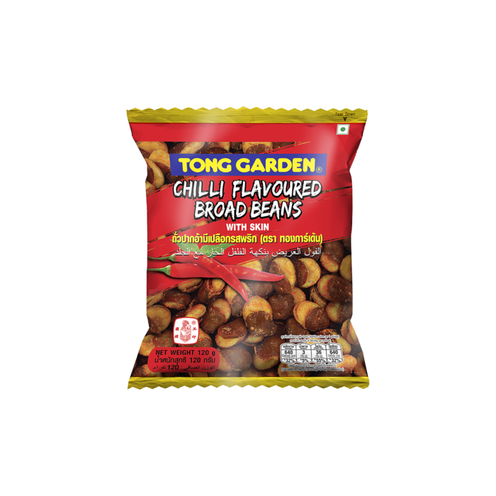 Tong Garden Chilli Broad Beans, 120g