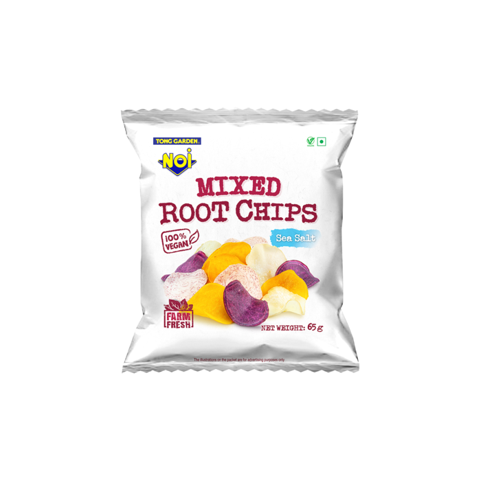 Tong Garden NOi Sea Salt Mixed Root Chips 65g