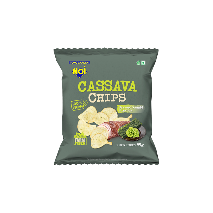Tong Garden NOi Seaweed Wasabi Cassava Chips 85g