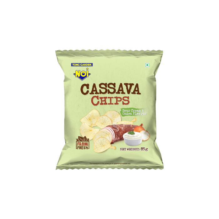 Tong Garden NOi Sour Cream & Onion Flavor Cassava Chips 85g