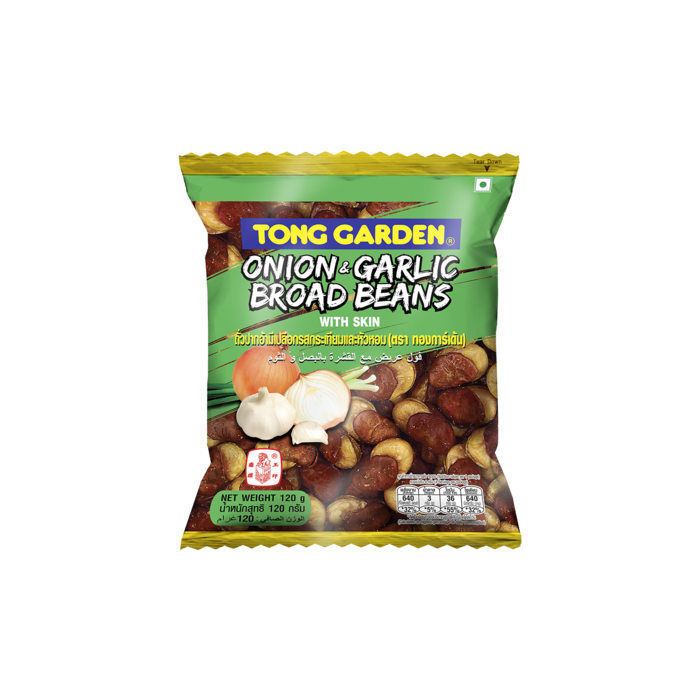 Tong Garden Onion Garlic Broad Beans, 120g