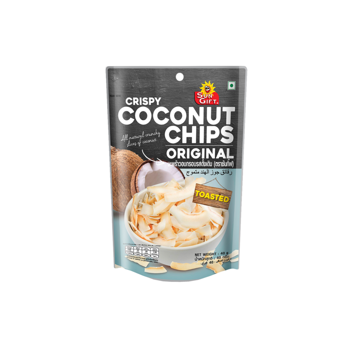 Tong Garden Sun Gift Crispy Coconut Chips Original, 40g