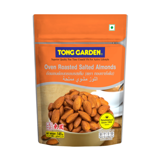 Tong Garden Oven Roasted Salted Almonds, 145g