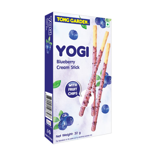 TG 32g Yogi Blueberry Cream Stick with Fruit Chips