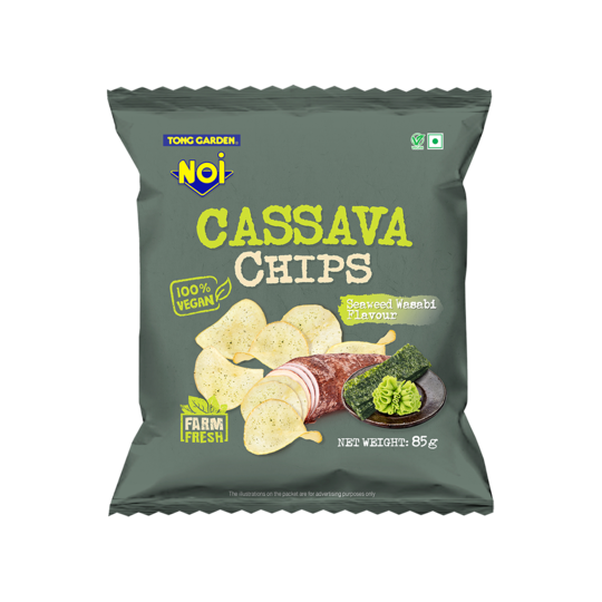 Tong Garden NOi Seaweed Wasabi Cassava Chips 85g